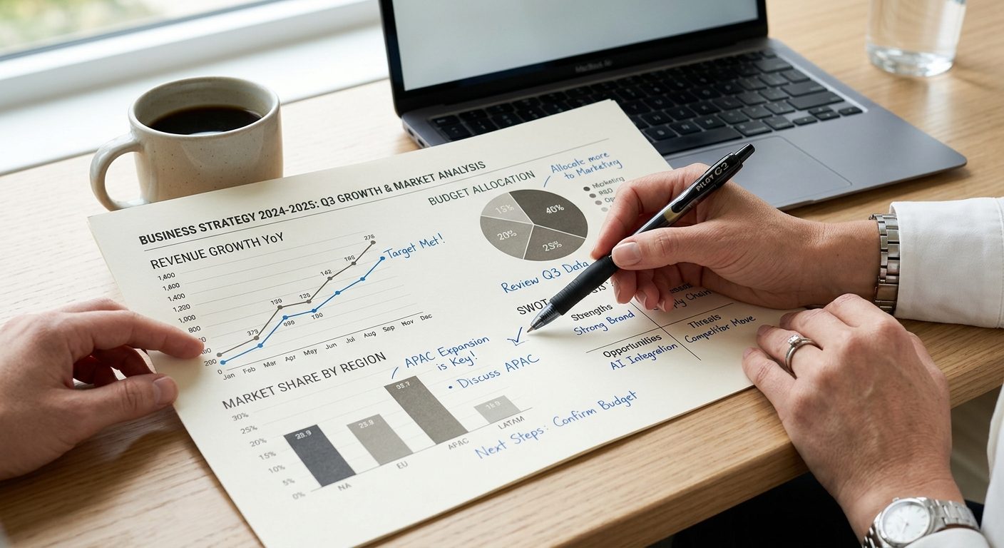Sådan udvikler du en virksomhedsstrategi der virker