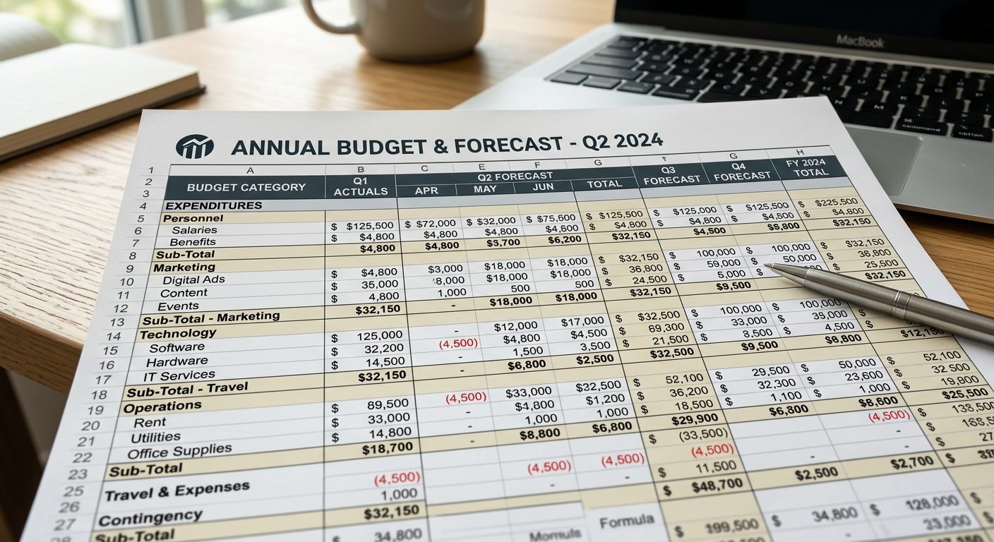 Virksomhedsbudget: Sådan planlægger du økonomien